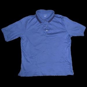 LANDS’ ENDS Blue Collared Blouse